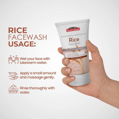 Saeed Ghani Rice Face Wash