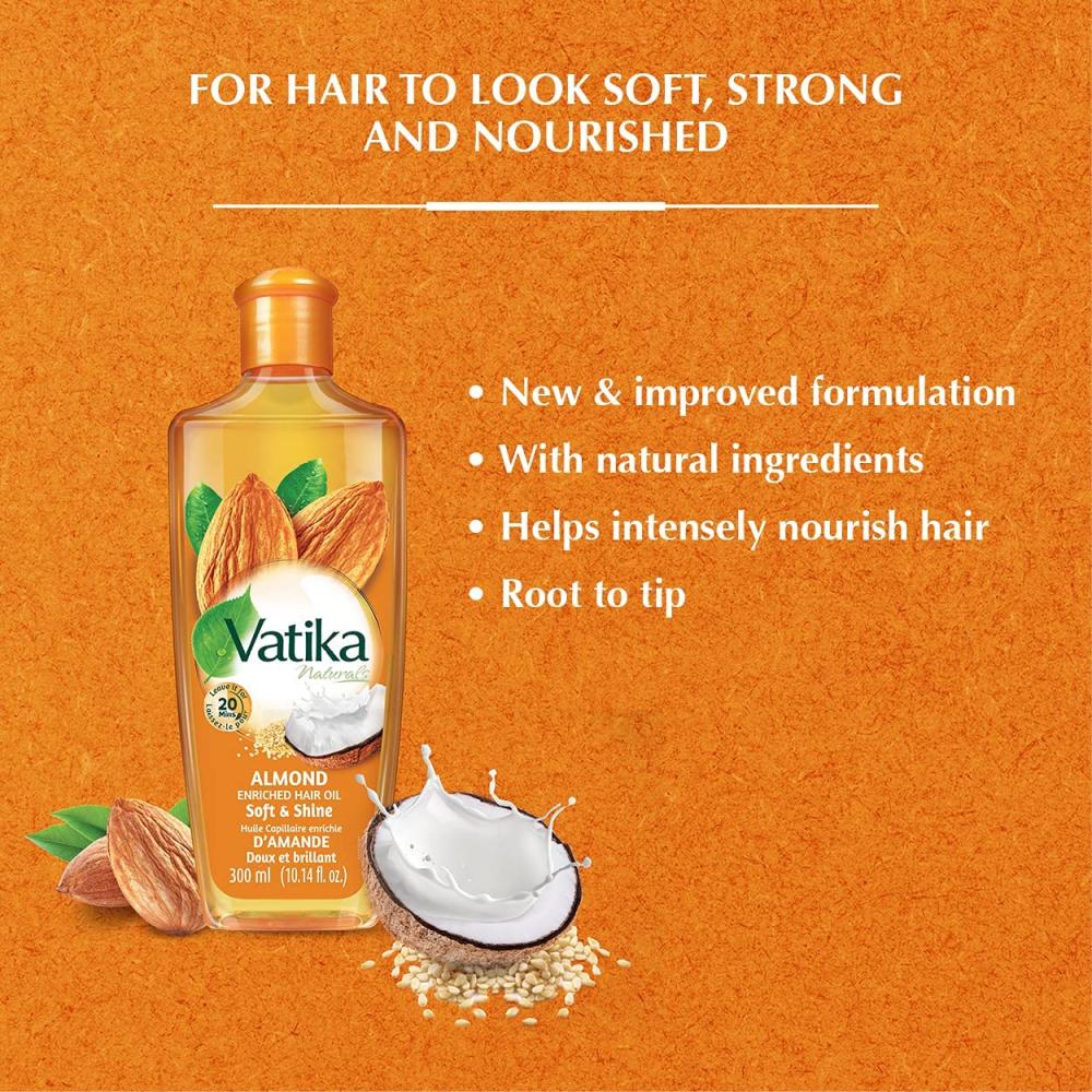 Vatika Almond Enriched Hair Oil